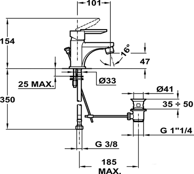 Smesitel Teka MF-2 Forum 81.3416.12 shema